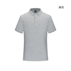 Summer 230g 100% Cotton Polo Shirt Print Logo Customized Embroidery Company Group Name Men Women Short Sleeved Breathable Top - Matrix-studios.com