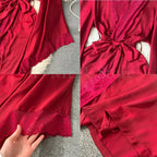 Ultra Long Birde Wedding Robe Dress White Kimono Lady Loose Sleepwear Sexy Big Lace Sleeve Bathrobe Nightwear Rayon Peignoirs - Matrix-studios.com