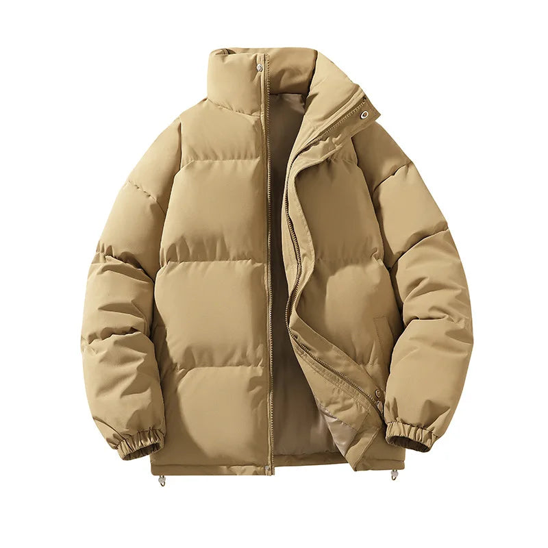 New Fashion Men Winter Stand Collar Down Jackets Warm Parkas Male Casual Thicker Winter Coats Man Slim Fit Short Jackets 3XL - Matrix Studios
