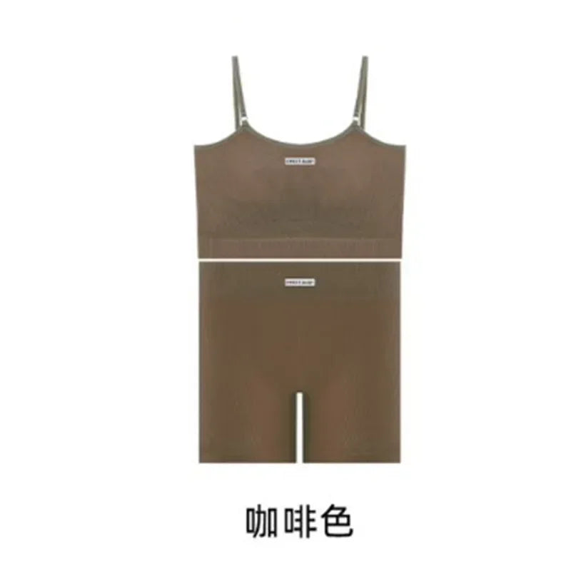 Women Seamless Yoga Sets Summer Fitness Workout Suits Sport Bra High Waist Leggings Sexy Outfits 2024 Female Casual Sportswear - Matrix-studios.com