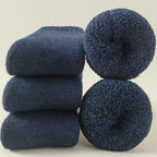3 Pairs Men Women Wool Socks Couples Solid Winter Snow Chrismas Gift Thermal Cashmere Marino Thickened Fleece Terry Loop socks - Matrix Studios