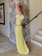 Women Sexy Knit See-through Shiny Top Half Long Skirt Set 2026 Summer Beachwear Swimsuit Cover Up 2 Piece Party Club Outfit K68 - Matrix Studios