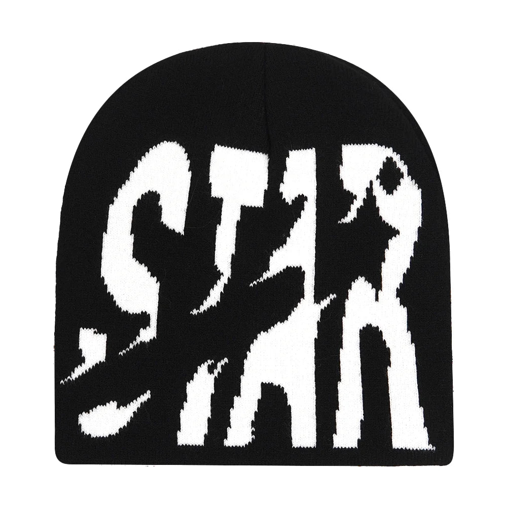 Y2K Letter Butter Knit Hats Skullies Beanies Autumn Winter Warm Hat Men Women Hip Hop Quality Skiing Cap Cycling Windproof New