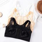 Front Closure Posture Corrector Lift Up Bra Women Push Up Cross Back Underwear Shockproof Sports Support Fitness Vest Bras S-5XL - Matrix Studios