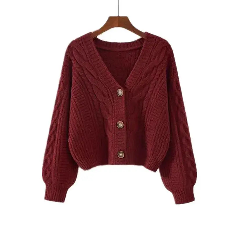 Autumn Winter Fashion Cardigan Sweater Women Knitted Coats Female Solid Long Sleeve Casual Knit Jacket Cardigans Tops Knitwear - Matrix Studios
