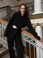 Bornladies Autumn Winter New Knit Cardigan Pants Set Loose Two Piece Casual Sweater Suit Women Thick Warm Soft Knitted Outfit - Matrix-studios.com