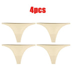1-6pcs Seamless Panties Ice Silk Seamless Panties For Women Soft Thin Thongs Woman Satin Underwear Female Bikini String Panties - Matrix Studios