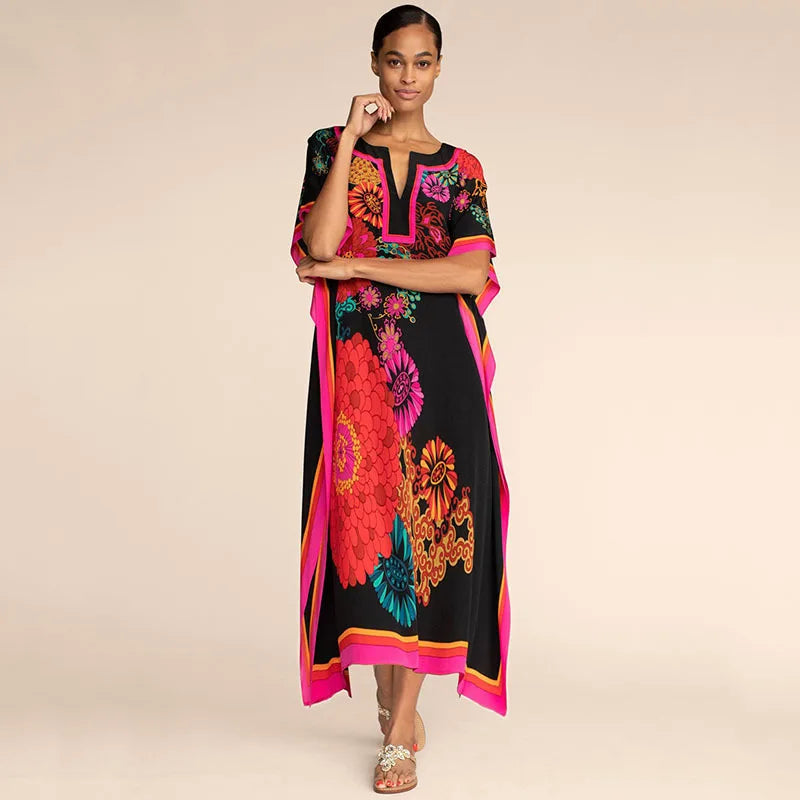 Beach Outfits for Women Cover-ups Swimsuit Bathing Suit Maxi Dress Summer Clothe Plus Size Swimwears - Matrix Studios