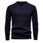 New Men's Crew Neck Sweatshirts Solid Color Large Sweatwear Spring Outdoor Jogging Tops - Matrix Studios