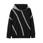 Fashion Trend Autumn and Winter Pop Hot Sequins Printed Loose Hoodie Woman - Matrix Studios