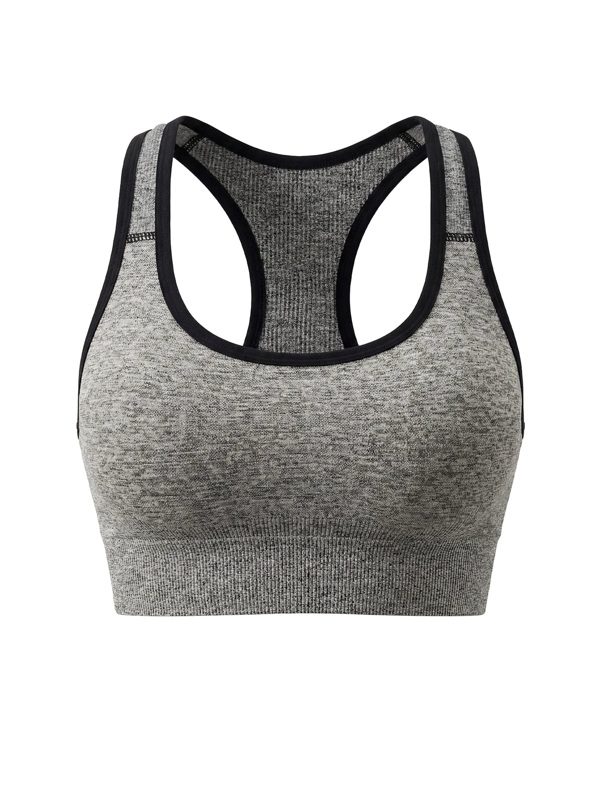 Women's Seamless Sports Bra Set, 3 Colors Racerback Workout Yoga Top with Back Cutout, Breathable Gym Fitness Crop Top - Matrix Studios