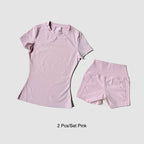 WAREBALL Women Yoga Set Gym Sportswear Sport Top Hight Waist Shorts Suit Fitness Workout Butt Lifting Short Tight Suit - Matrix-studios.com