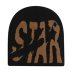 Y2K Letter Butter Knit Hats Skullies Beanies Autumn Winter Warm Hat Men Women Hip Hop Quality Skiing Cap Cycling Windproof New