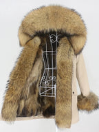 OFTBUY Winter Jacket Women Long Parka Real Fox Fur Coat Natural Raccoon Fur Collar Hood Thick Warm Streetwear Parkas New - Matrix Studios