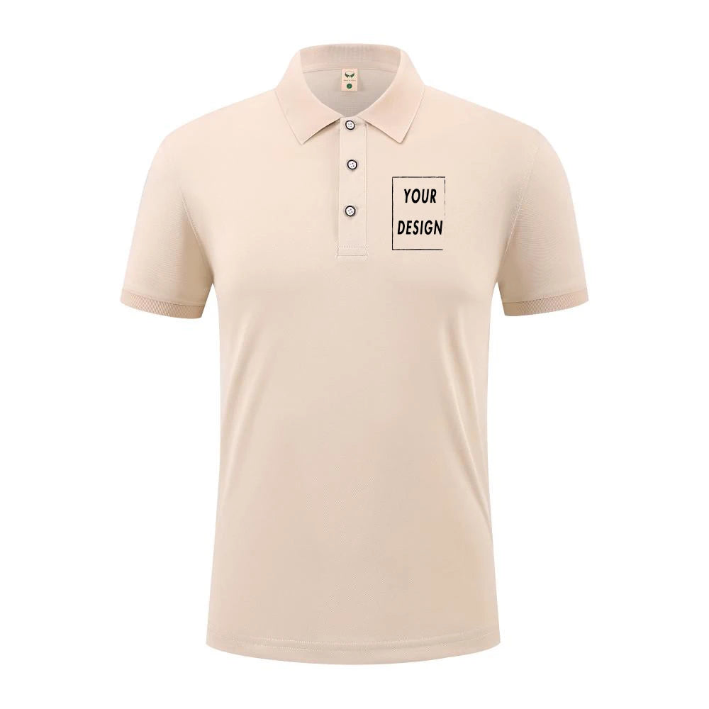 2025 Summer Causal Polo Shirt Custom Logo Printed Text Picture Brand Embroidery Personal Design Breathable Men And WomenTops - Matrix-studios.com