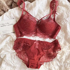 MOYISU Adjustable Lace Bralette for Small Chest Bra Set Removable Straps & Thin Padding Soft Wire Comfort Muslim Girls Underwear - Matrix-studios.com