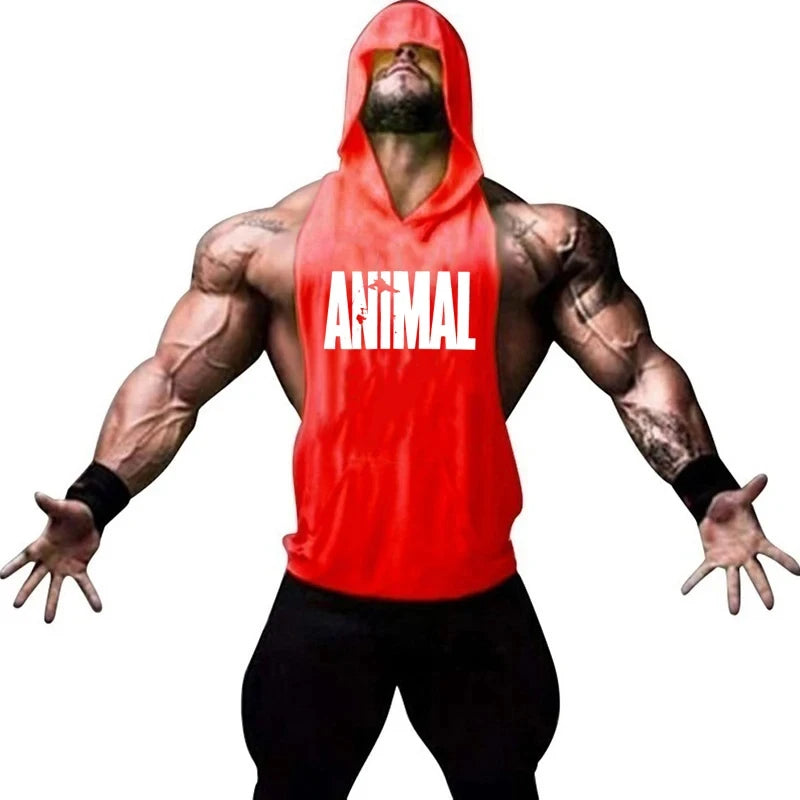 Men's Vest Sleeveless Sweatshirt Gym Top Men Man Sleeveless Shirt Bodybuilding Fitness Clothing T-shirt Singlets Singlet Clothes - Matrix Studios