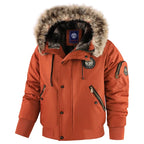 New Fashion Men Hooded Fur Collar Winter Down Jackets Male Outwear Casual Fleece Parkas Warm Coats Good Quality Men Jackets 3XL - Matrix Studios