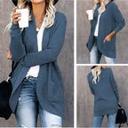 Fashion Women Cardigan Autumn Harajuku Knitted Sweater Basic Jacket Ropa Mujer Outerwear Thin Coat Streetwear New Woman Clothing - Matrix Studios
