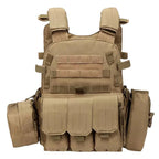 Nylon Chest Rig Molle Vest Multi-Functional Camouflage Molle Waistcoat Adjustable Men Women Combat Equipment for Outdoor Cycling - Matrix Studios