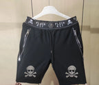 2025 Designer  Rhinestone  short Summer Luxurious Plein ali Hip Hop Male Brand Casual short pant