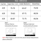 Women's Sexy Cotton Gathered Bra Deep V Underwire Ladied  Brassiere Push Up Lingerie Solid Bras Backless Intimate Underwear - Matrix Studios