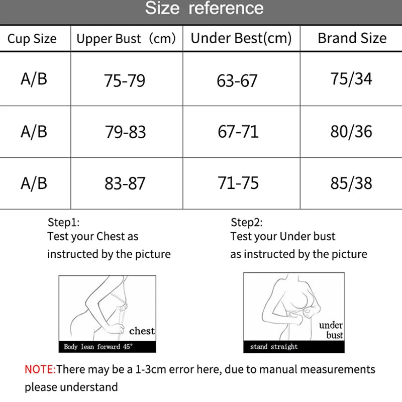 Women's Sexy Cotton Gathered Bra Deep V Underwire Ladied  Brassiere Push Up Lingerie Solid Bras Backless Intimate Underwear - Matrix Studios