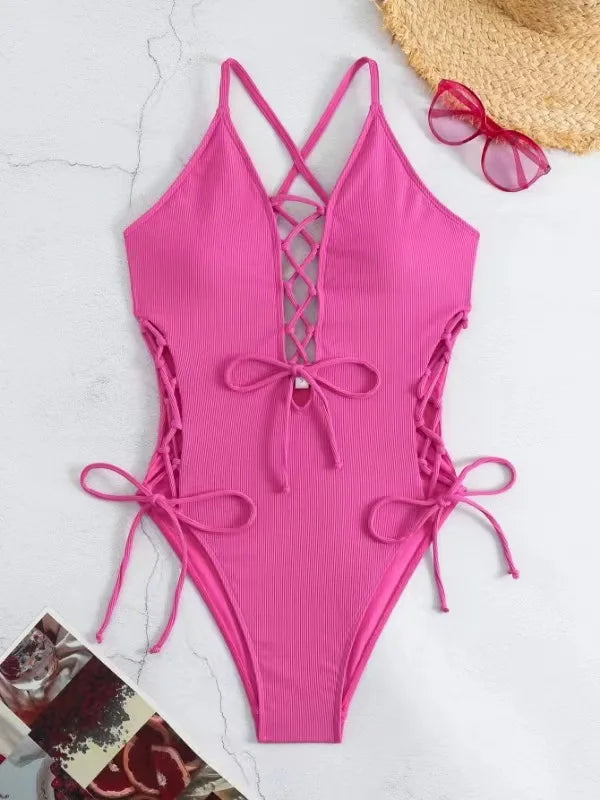 Printed Flower Tankini Set  Girl Swimwear Adjustable Strap Vest Bra Female Flower Shorts Bikini Drawstring Women Beach Set - Matrix-studios.com