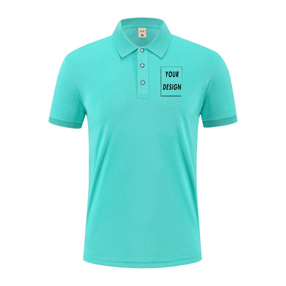 2025 Summer Causal Polo Shirt Custom Logo Printed Text Picture Brand Embroidery Personal Design Breathable Men And WomenTops - Matrix-studios.com