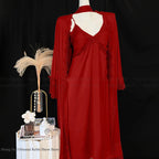 New Female Long Robe Nightgown Set Sexy Lace Trim Sleepwear Suspender Nightdress Spring Summer Casual Satin Home Dress Bathrobe - Matrix-studios.com