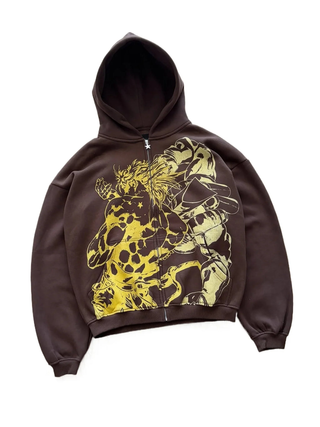 Y2k Stands Hiphop Jojo Bizarre Adventure Hoodies Harajuku Oversized Mens Womens Zipper Hoodie Hip Hop Couple Street Sweatshirt - Matrix Studios