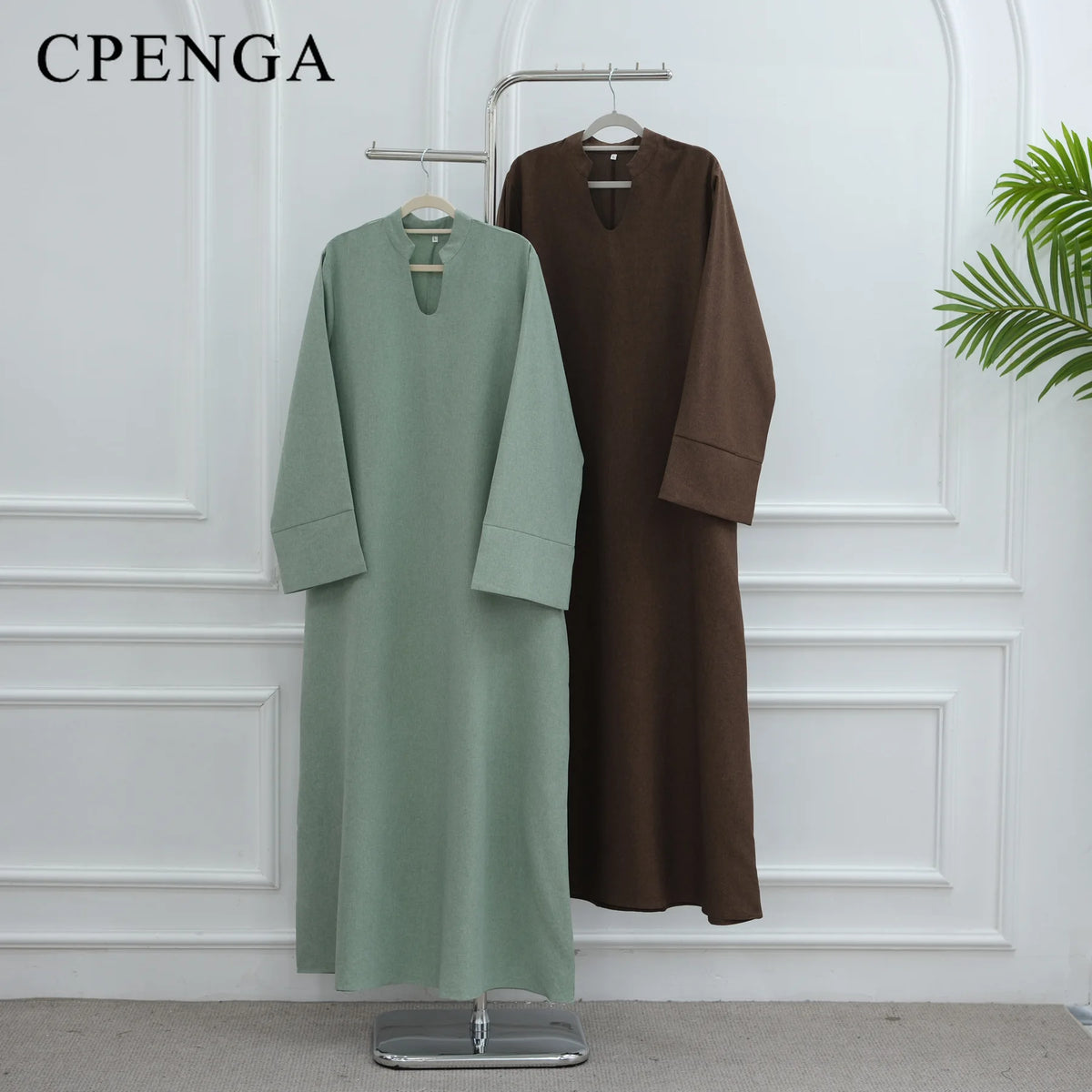 Ramadan Arabic Muslim Women Modest Dress Elegant Eid Dubai Abaya Islam Holiday Loose Outfit New Arrive Plain Turkey Kaftan Robe - Matrix-studios.com