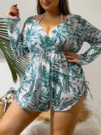 2026 Print Cross V Neck Large Size Halter Bikini 3 Piece Swimsuit Women Swimwear Female Bathing Swimming Swim Suit Beach Bathers - Matrix-studios.com