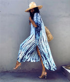 Plus Size Women Beachwear Long Beach Coverups Kaftan Casual Caftan Dress Swimwear cover ups - Matrix Studios