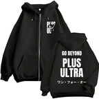 Japan Anime My Hero Academia Zip Up Hoodies Harajuku Fashion Manga Vintage Sweatshirt Men Women Fleece Oversized Tracksuit Coats - Matrix Studios