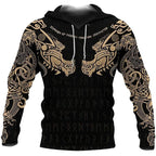 Mens Hoodies Vikings eagle Tattoo Fashion Animal pattern 3D Printed Style Casual Harajuku Hip Hop Pullover Oversized Sudaderas - Matrix Studios
