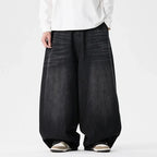 Spring Men Streetwear Denim Pants Men Harajuku Washed Baggy Jeans Men Y2K Fashion Punk Casual High Waist Wide Leg Pants - Matrix Studios