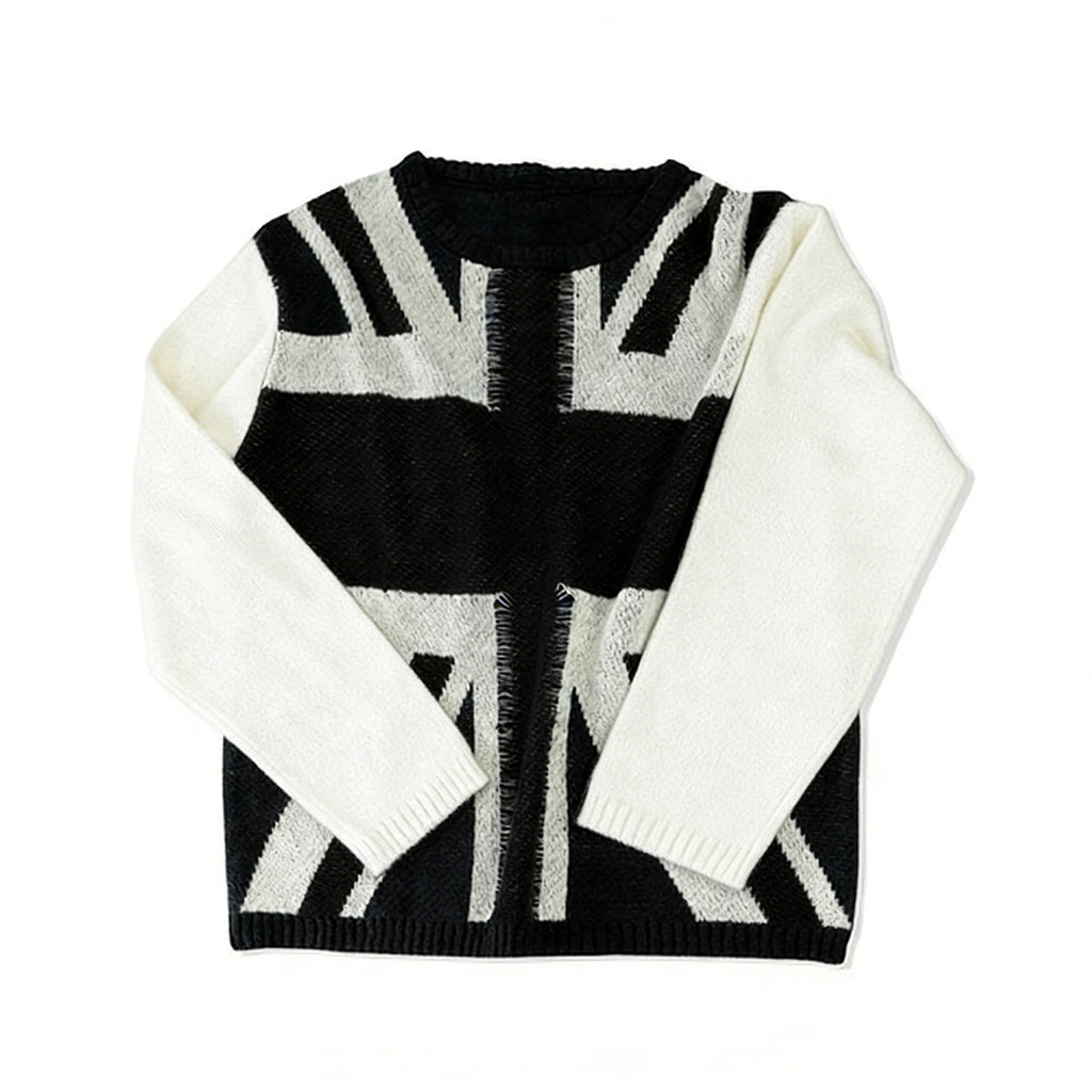 Autumn Winter Casual Loose pullover Women Streetwear American Vintage Harajuku Y2K Aesthetic Knitwear Trend Long Sleeve Fashion - Matrix Studios