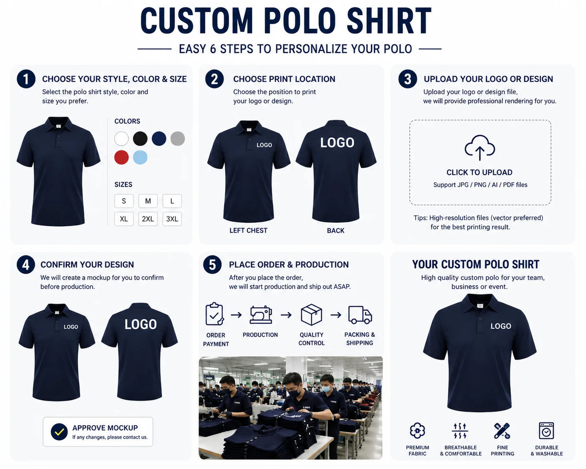 Custom Logo Polo Shirt Men Women Short Sleeve Golf Business Team Workwear Personalized Print Company Uniform Casual Polo Tops - Matrix-studios.com