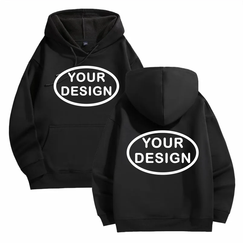 Customized Printed Men's And Women's Hoodies Loose Casual Fashion Long Sleeved Pullovers Embroidered LOGO Street Sports Shirts - Matrix Studios