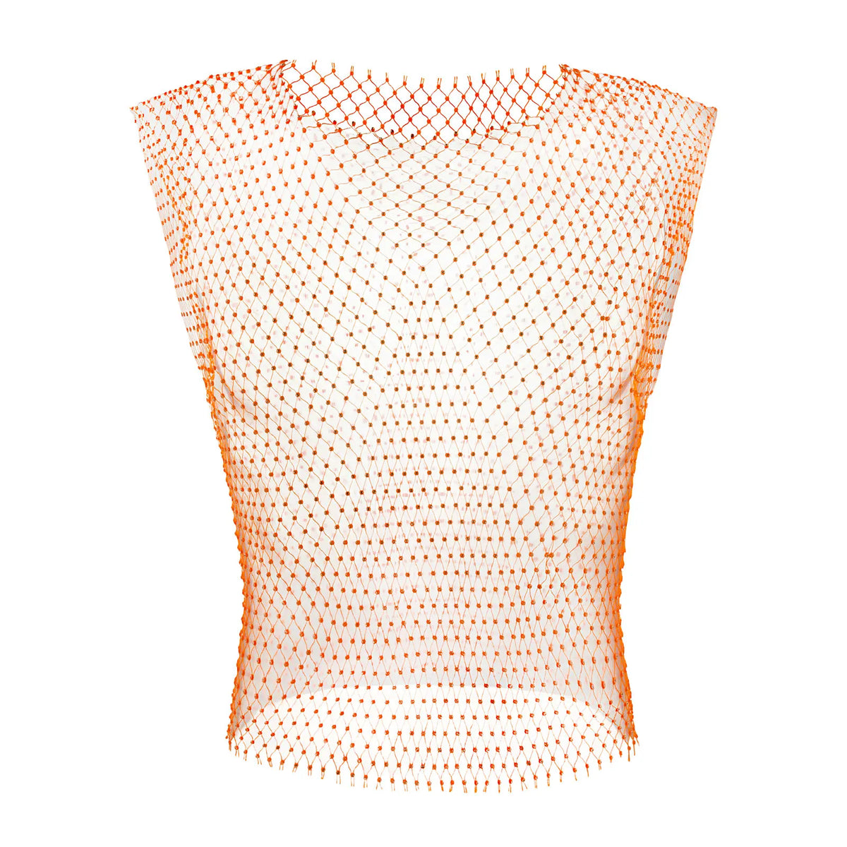 Men Sexy Tank Tops Fishnet Rhinestone Shiny Hollow Vest Man Mesh See-Through Sleeveless T-Shirt Transparent Clothing - Matrix Studios