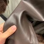 Sheep Collar Coats Women Winter Luxury Mongolian Fur Leather Jackets with Long Sleeve 7251 - Matrix Studios