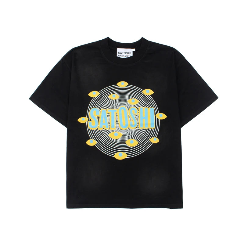 Men Oversized Satoshi Tank Top Vintage Washed Print Sleeveless Vest 26ss streetwear Y2K best quality cotton Unisex t shirt - Matrix-studios.com