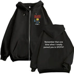 Funny Blame John Meme Zipper Hoodie Shedletsky Forsaken Fashion Autumn/Winter Sweatshirt Men Women Casual Oversized Coats Hoody - Matrix Studios