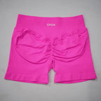 DFDK Women High Waist Yoga Shorts Scrunch Butt Lift Workout Shorts Squat Proof Fitness Gym Running Sports Push Up Athletic Leggi - Matrix Studios