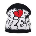 Y2K Letter Knitted Winter Autumn Beanie Cap Men Women Kanye Beanies Gorras Hombre Top Warm Skiing Hat Ear Hats Hip Hop Skullcap - Matrix-studios.com
