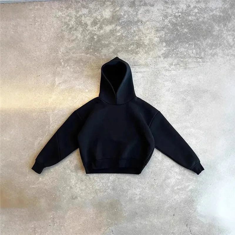 Men Pant Set Two Piece Sets Hooded Full Sleeve Sweatshirts Tops Long Pants High Waist Casual Loose Solid Streetwear Spring 2026
