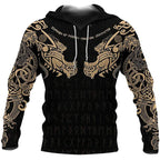 Mens Hoodies Vikings eagle Tattoo Fashion Animal pattern 3D Printed Style Casual Harajuku Hip Hop Pullover Oversized Sudaderas - Matrix Studios