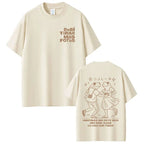 Rapper Bad Bunny T-shirt Debi Tirar Mas Fotos DTMF World Tour T Shirts Men's Women Fashion Vintage Hip Hop T-shirts Streetwear - Matrix Studios