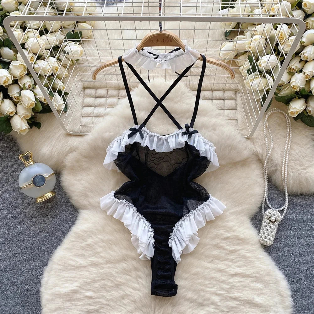 Women's Bras Women's Underwear Sets Sexy Lingerie Outfit Bra And Panty Set Woman Clothes Attractive Chest Suspenders Below Sex - Matrix-studios.com